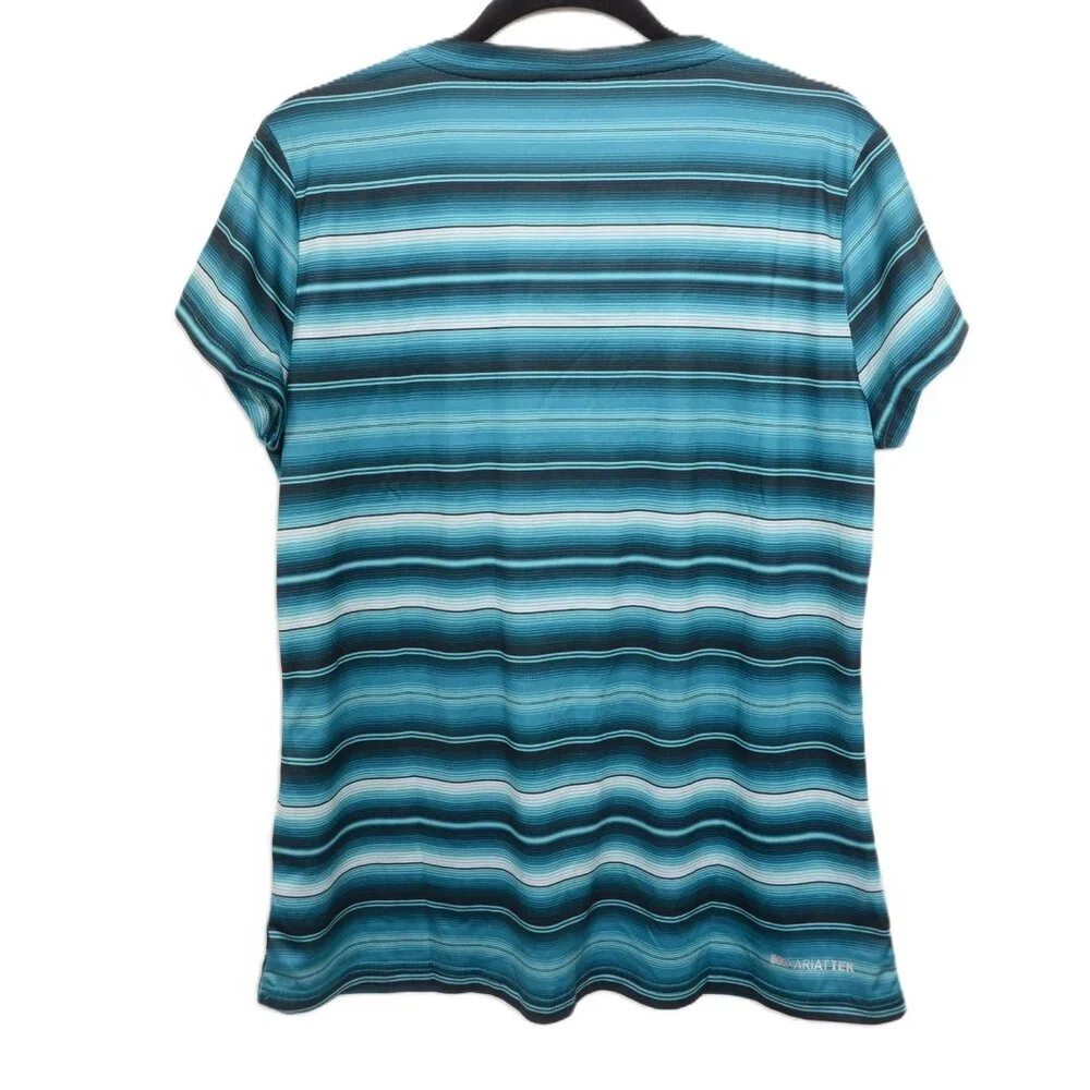 Ariat Laguna AriatTEK® V-Neck Short Sleeve Top Sun Protection Fabric™ Size XL - Picture 6 of 11